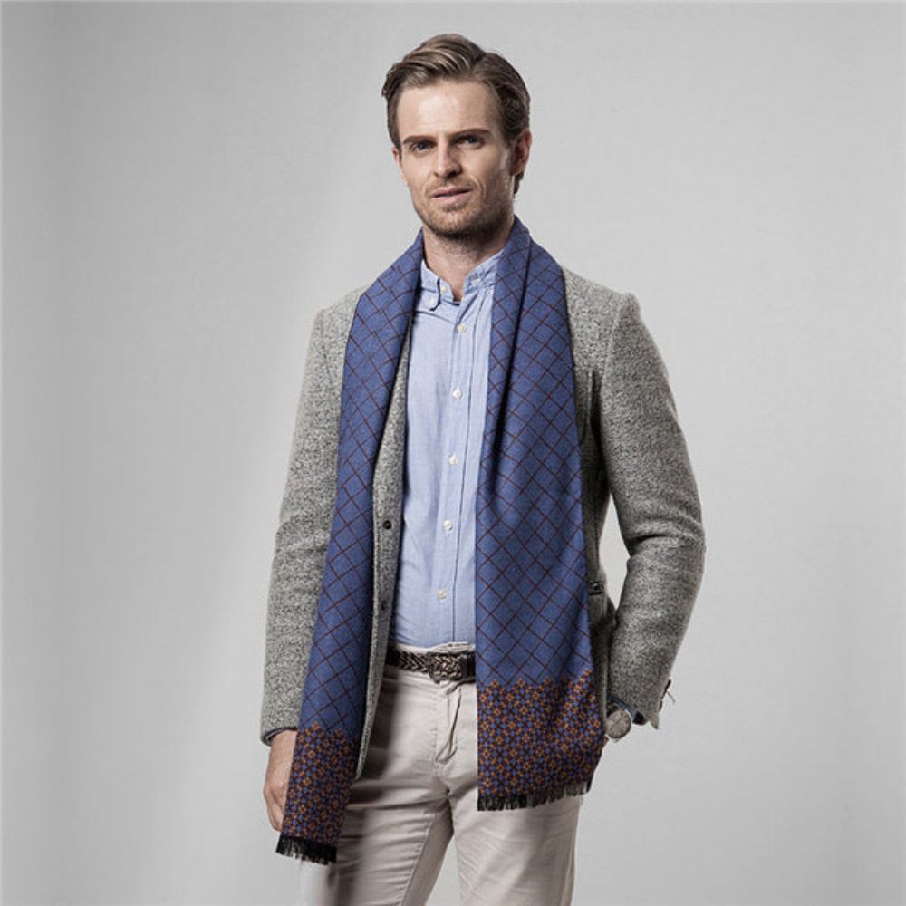 Merke Rutet Cashmere Skjerf