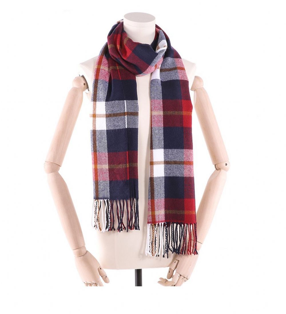 Winter Foulard Rutete Skjerf