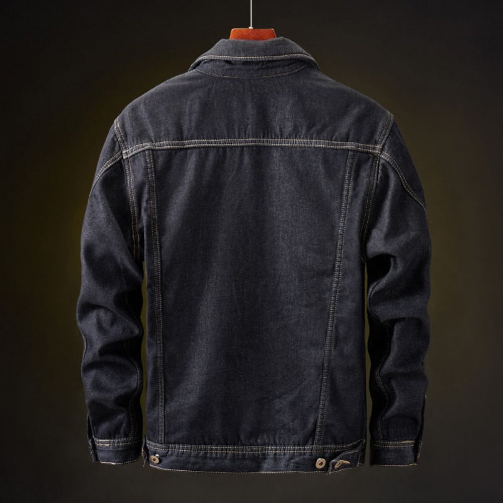 Cowboy Fleece Denimjakke