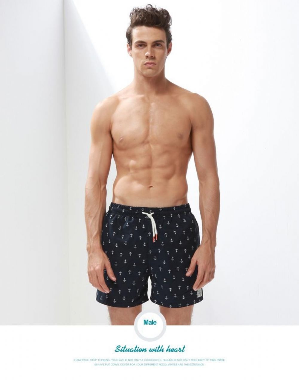 Bermuda Fritidsaktiv Joggebukse Strandshorts For Menn