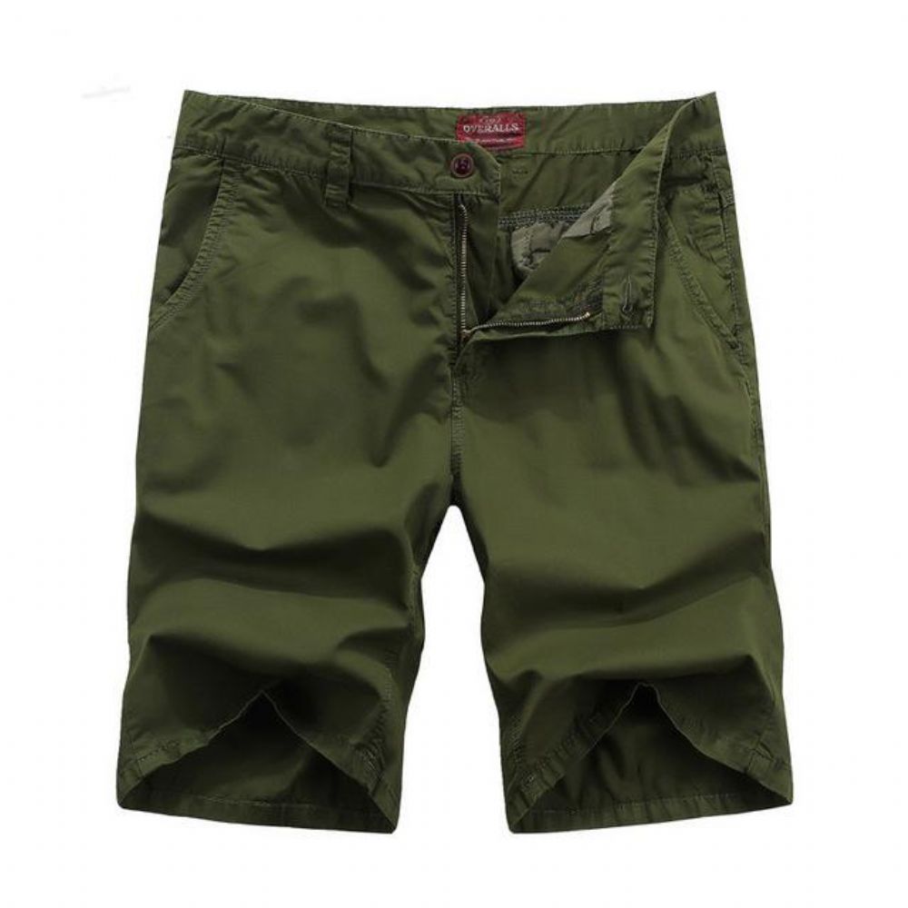 Bermuda Washing Multi-pocket Menn Short