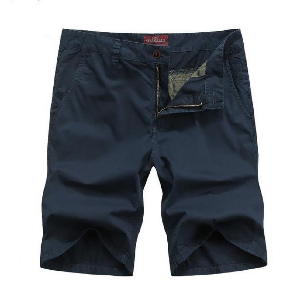 Bermuda Washing Multi-pocket Menn Short