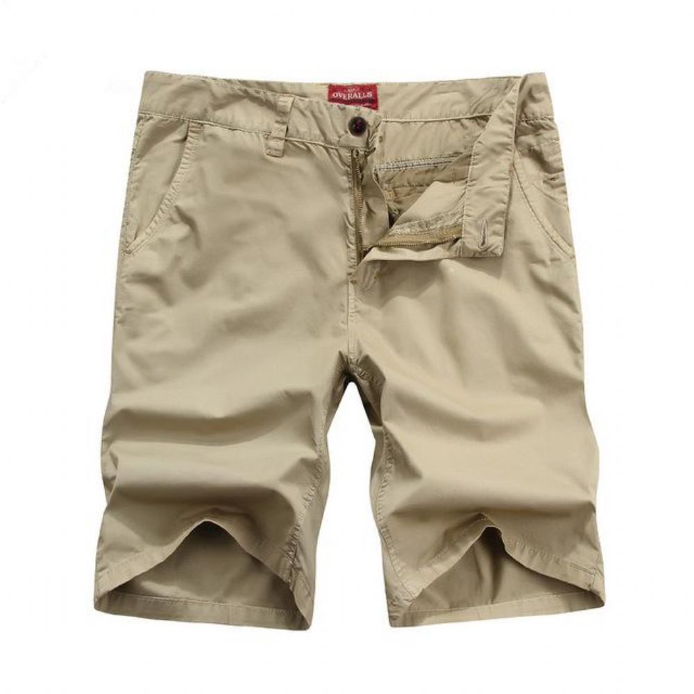 Bermuda Washing Multi-pocket Menn Short