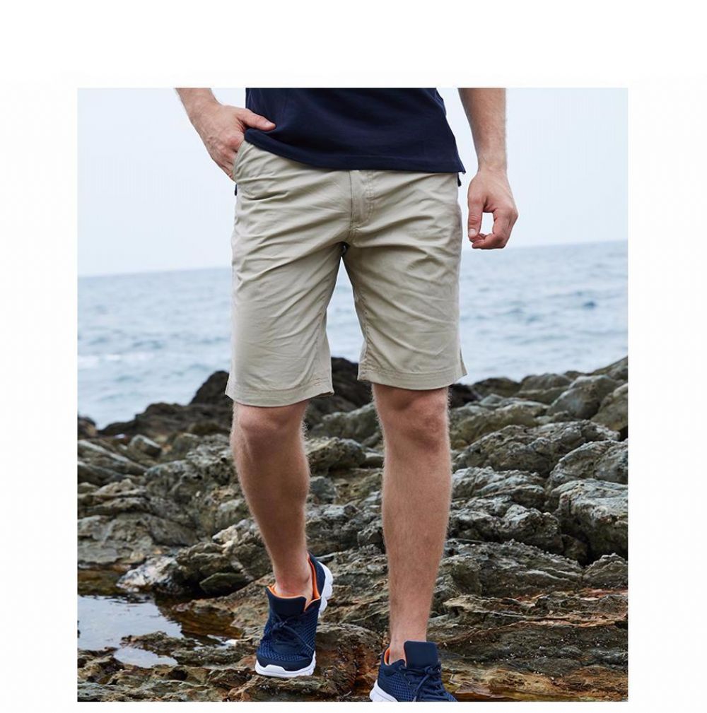 Bermuda Washing Multi-pocket Menn Short