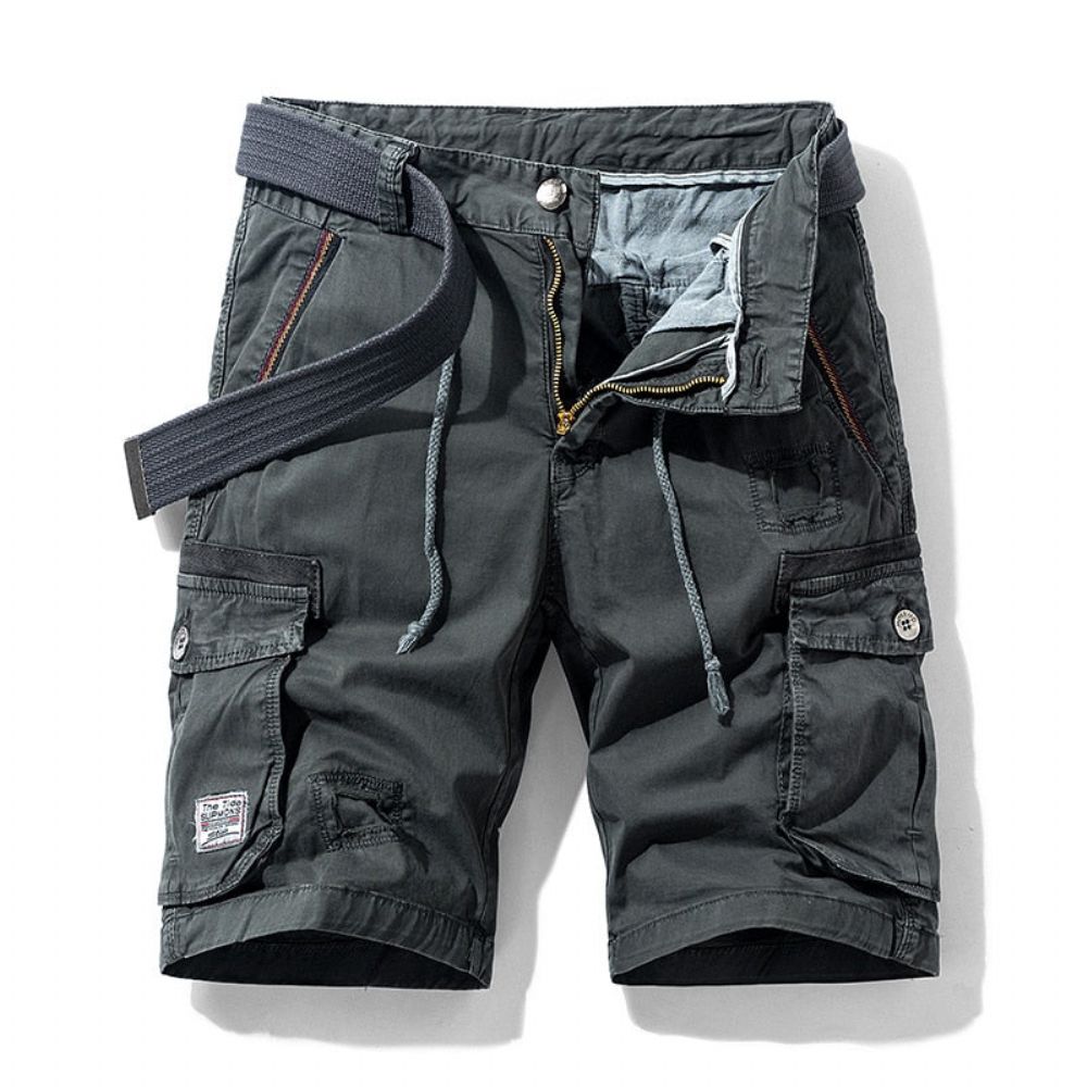 Casual Cargo Military Short Med Flere Lommer