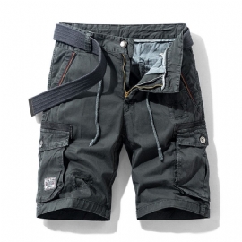 Casual Cargo Military Short Med Flere Lommer