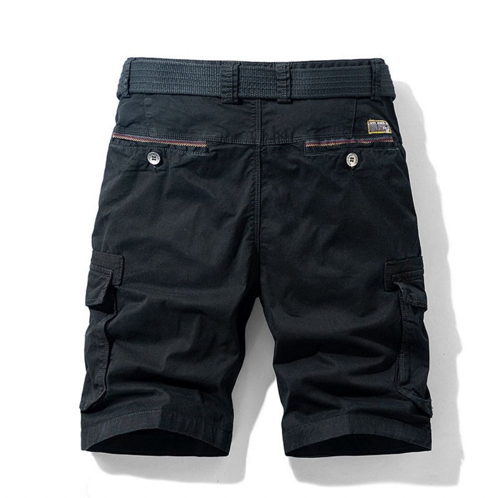 Casual Cargo Military Short Med Flere Lommer