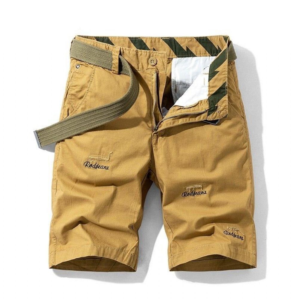 Casual Cargo-shorts I Bomull For Menn