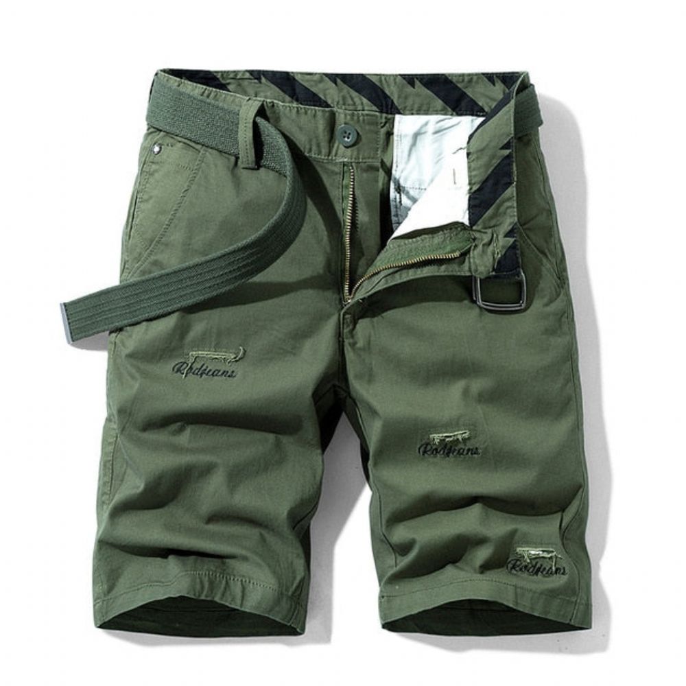 Casual Cargo-shorts I Bomull For Menn