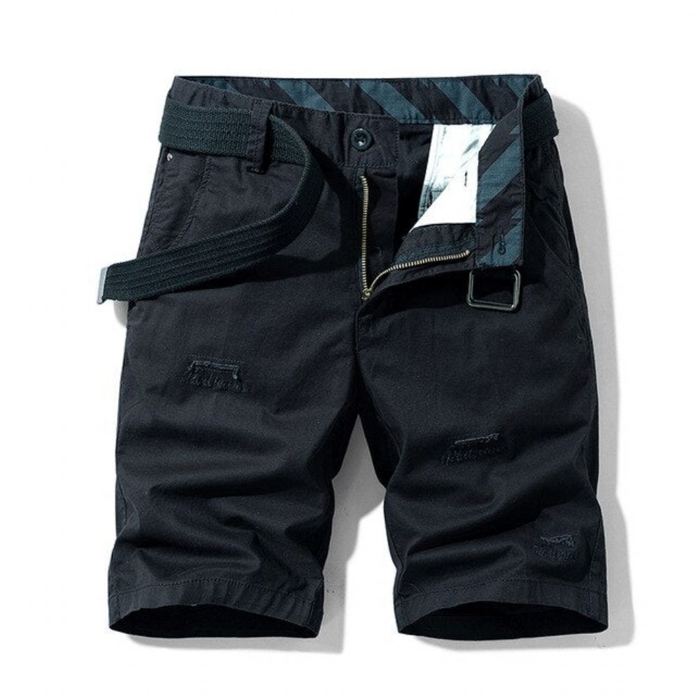 Casual Cargo-shorts I Bomull For Menn