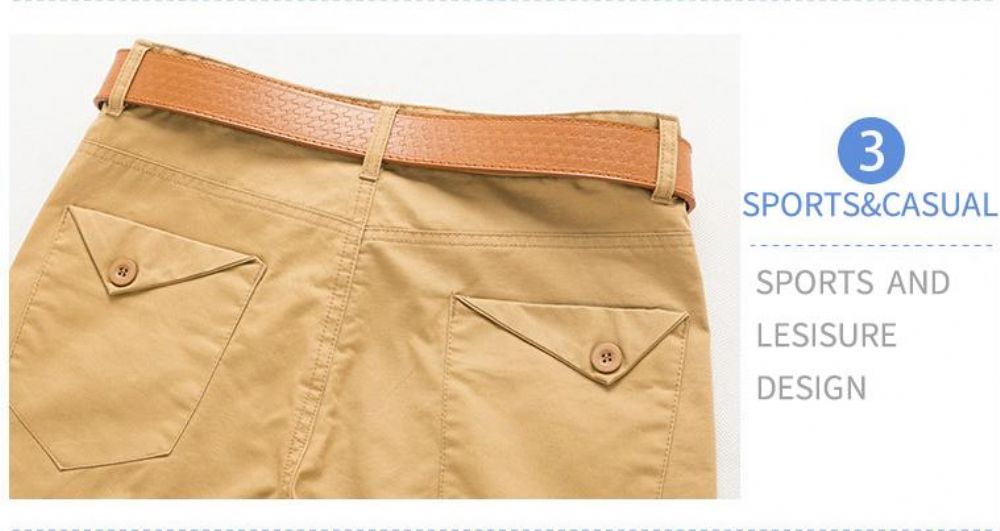 Cotton Bermuda Cargo Short