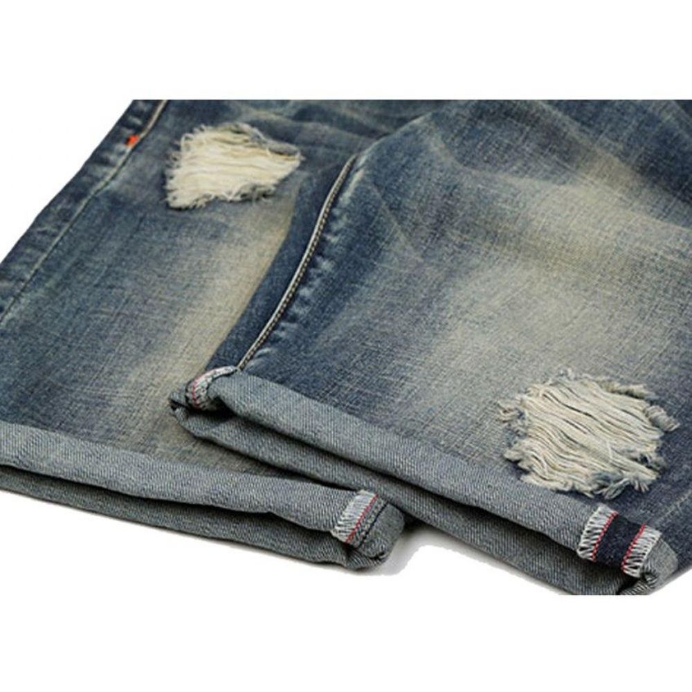 Hole Jeans Løse Cowboyshorts