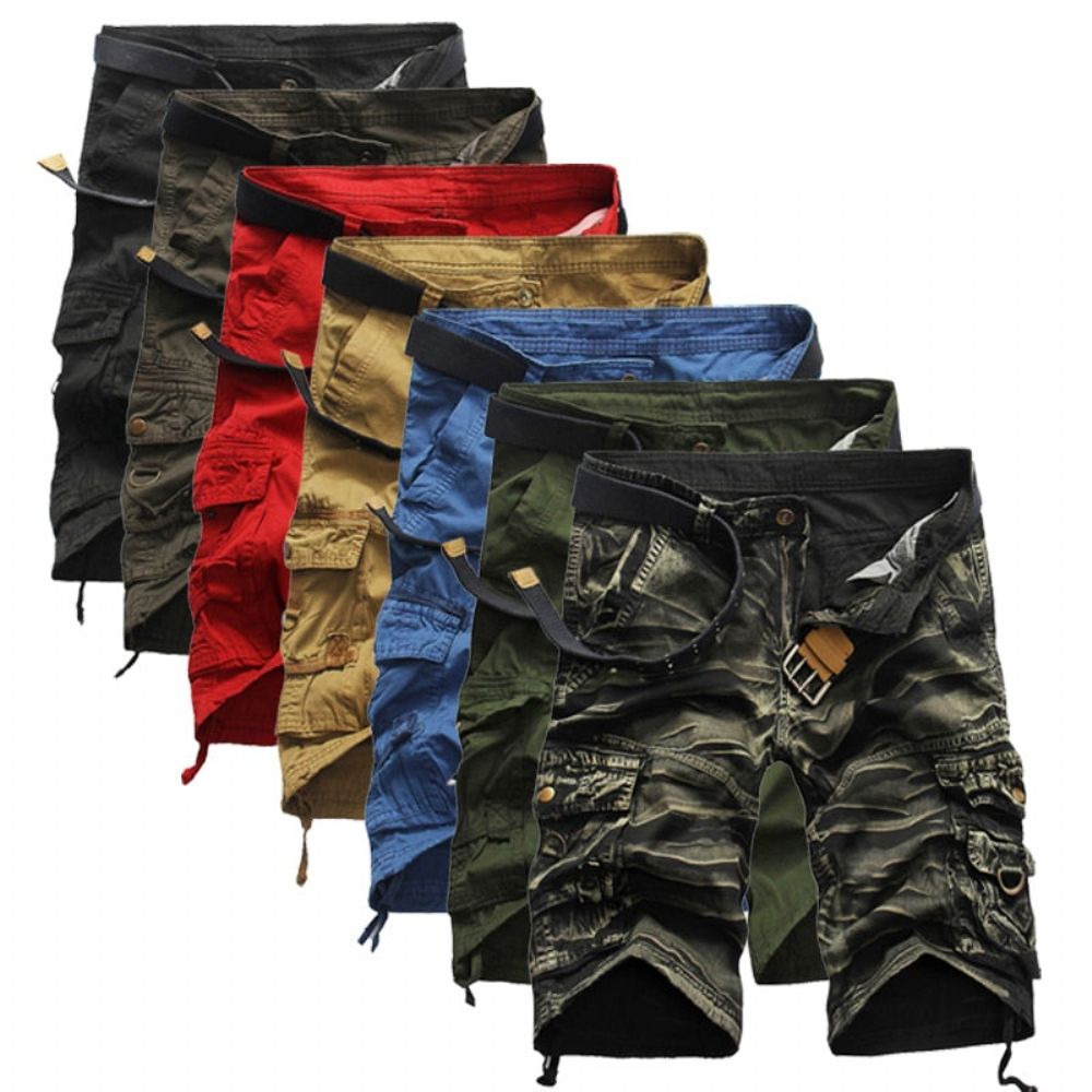 Komfortable Camo Cargo-shorts For Menn