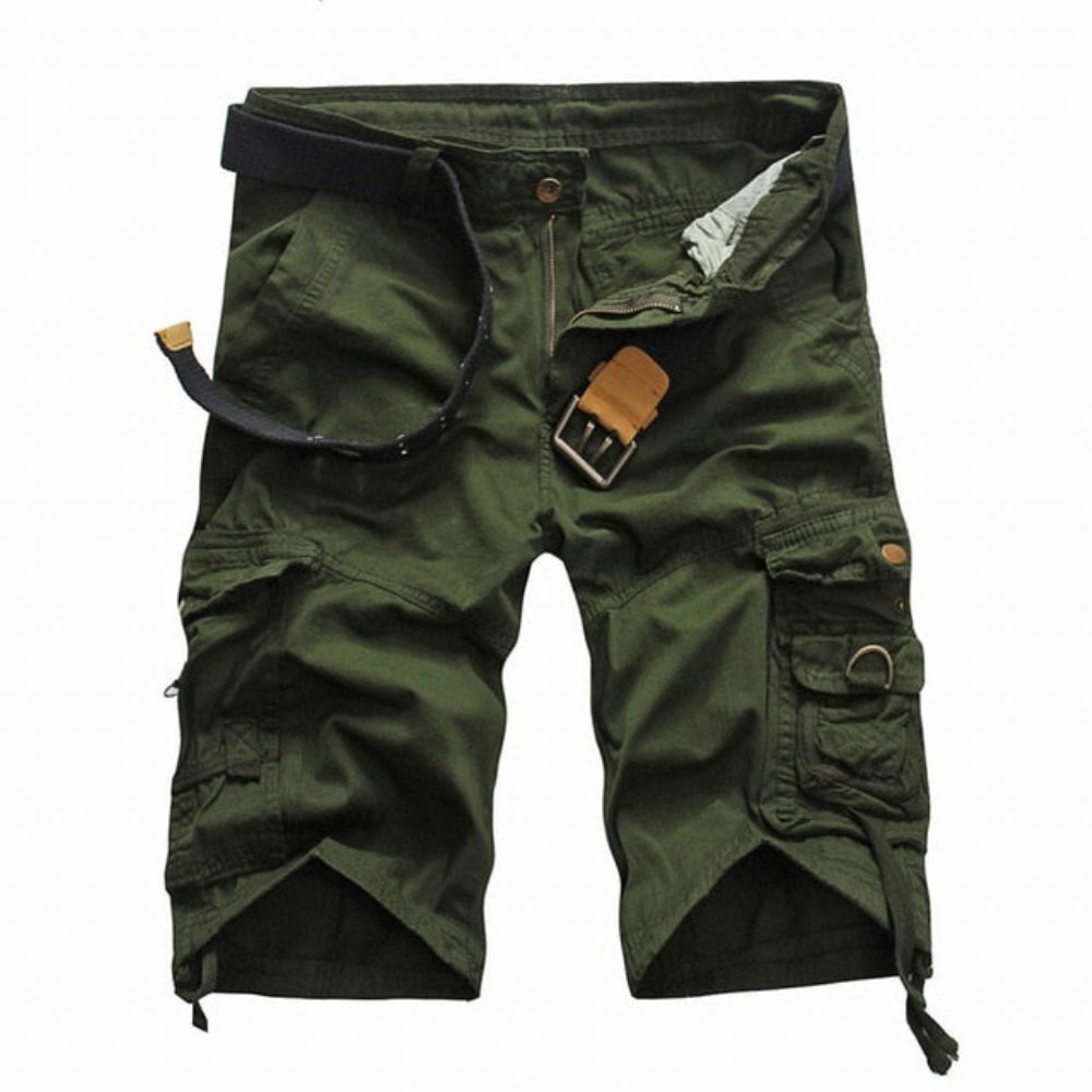 Komfortable Camo Cargo-shorts For Menn