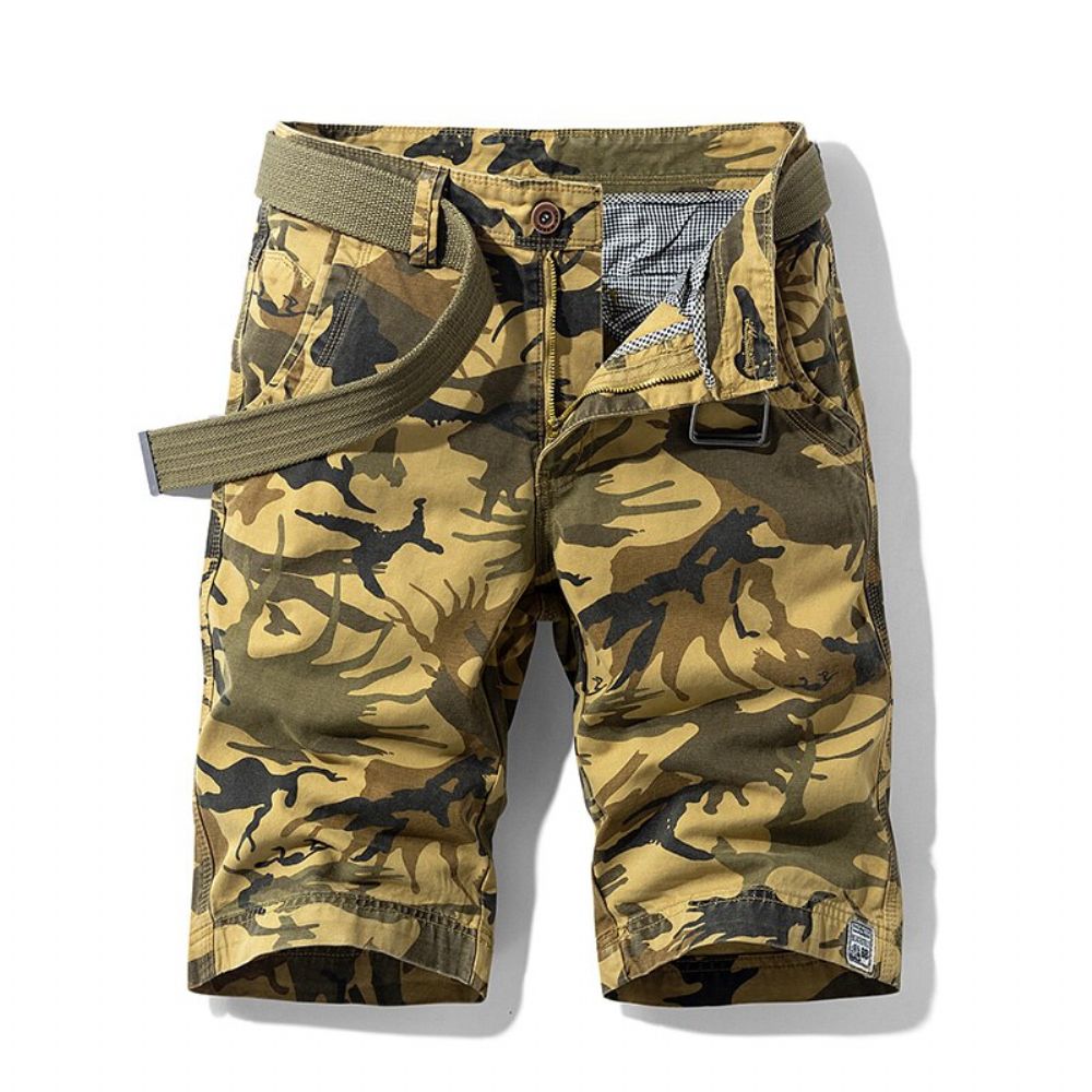 Mote Camouflage Shorts I Bomull