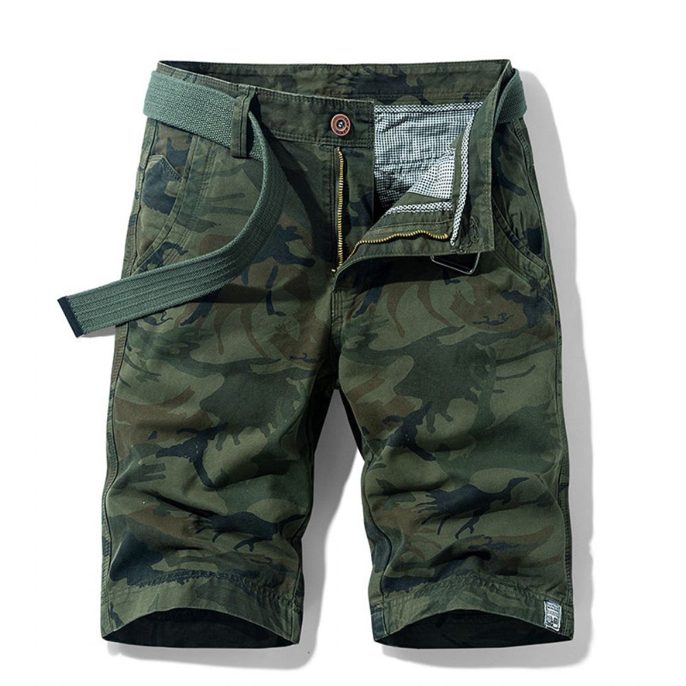 Mote Camouflage Shorts I Bomull