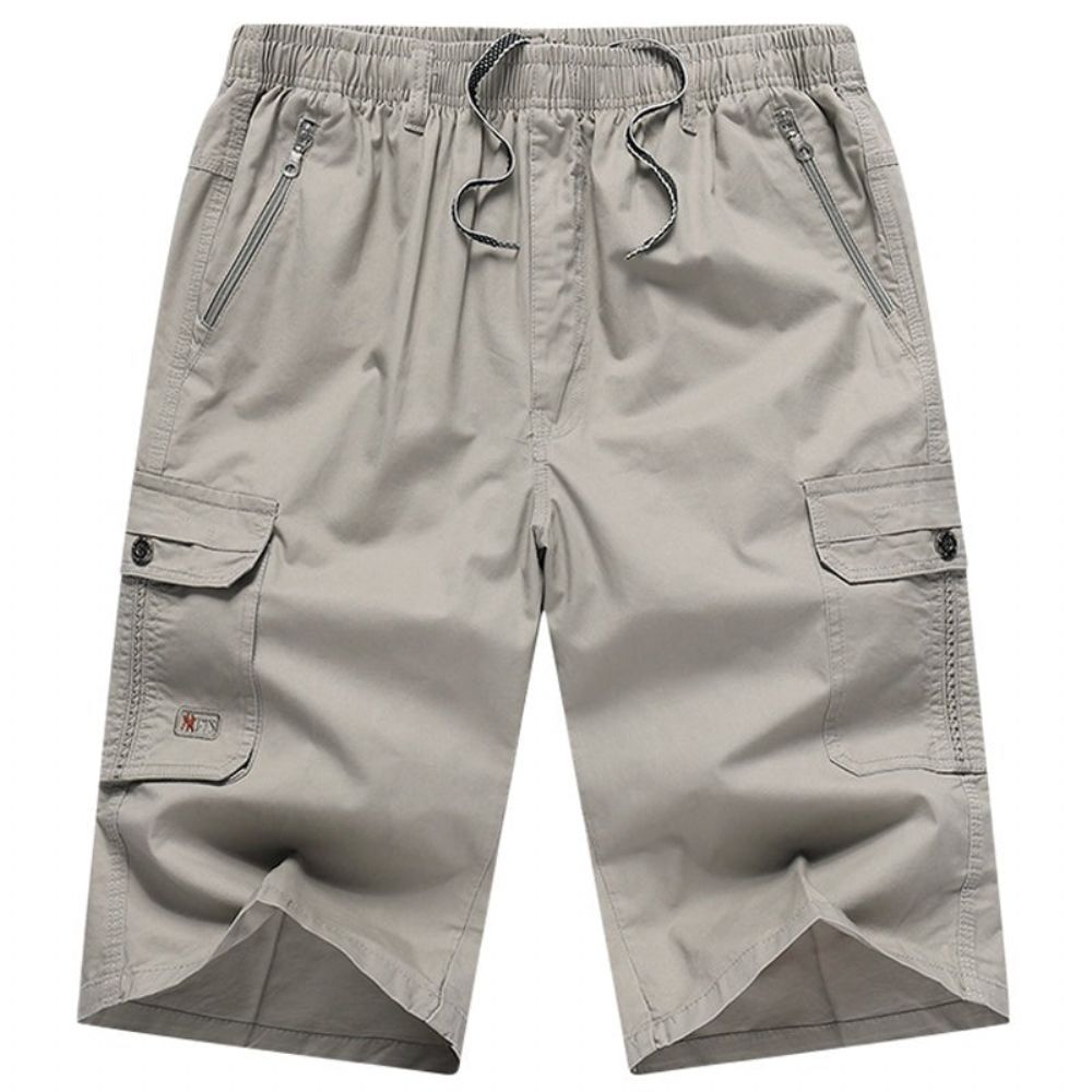 Sommer Knelengde Army Cargo Shorts