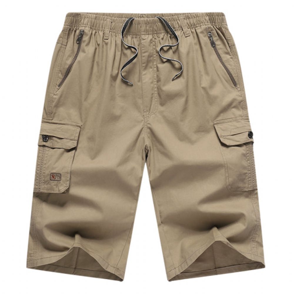 Sommer Knelengde Army Cargo Shorts