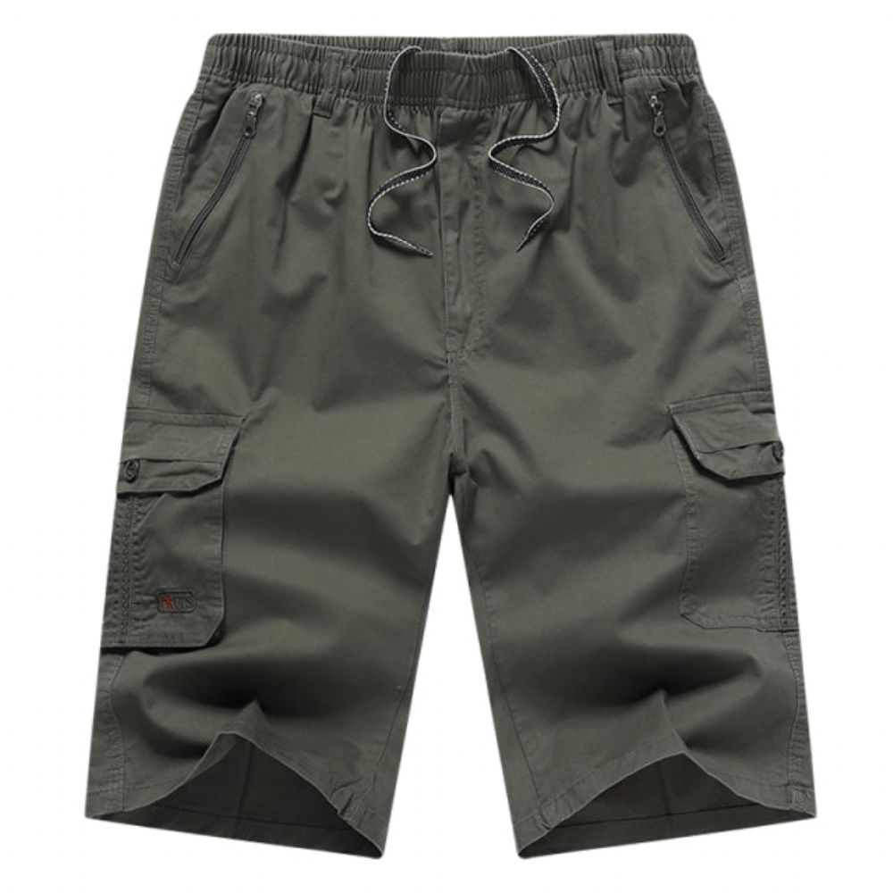 Sommer Knelengde Army Cargo Shorts