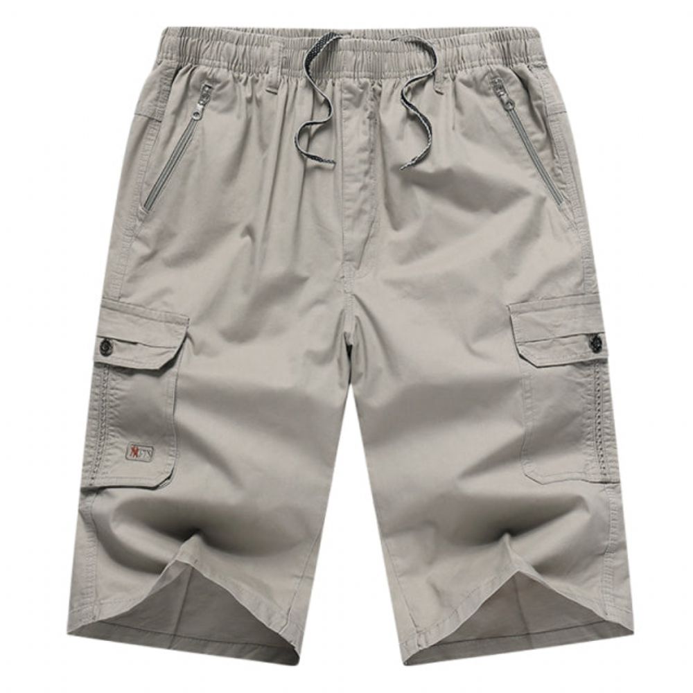 Sommer Knelengde Army Cargo Shorts