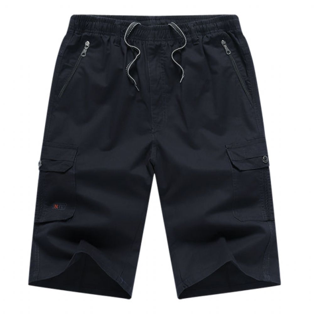 Sommer Knelengde Army Cargo Shorts