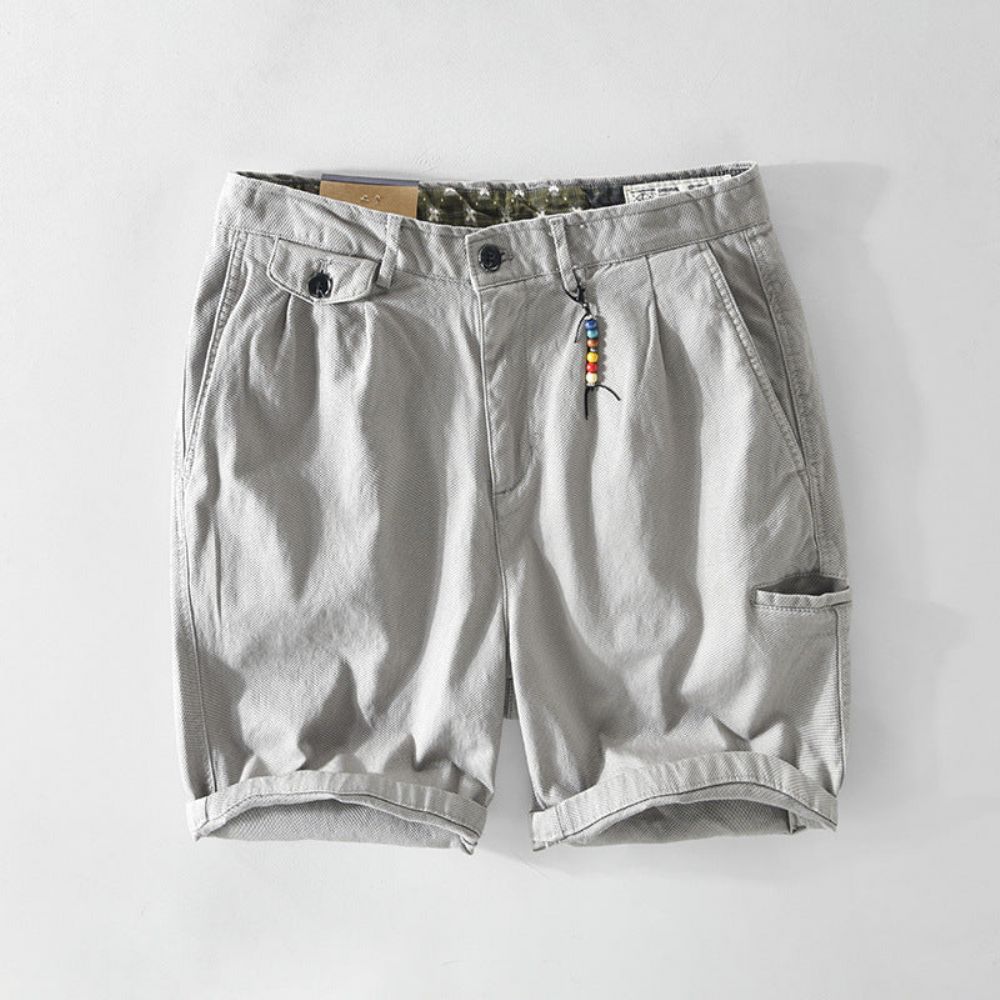 Summer Big Pocket Cotton Short