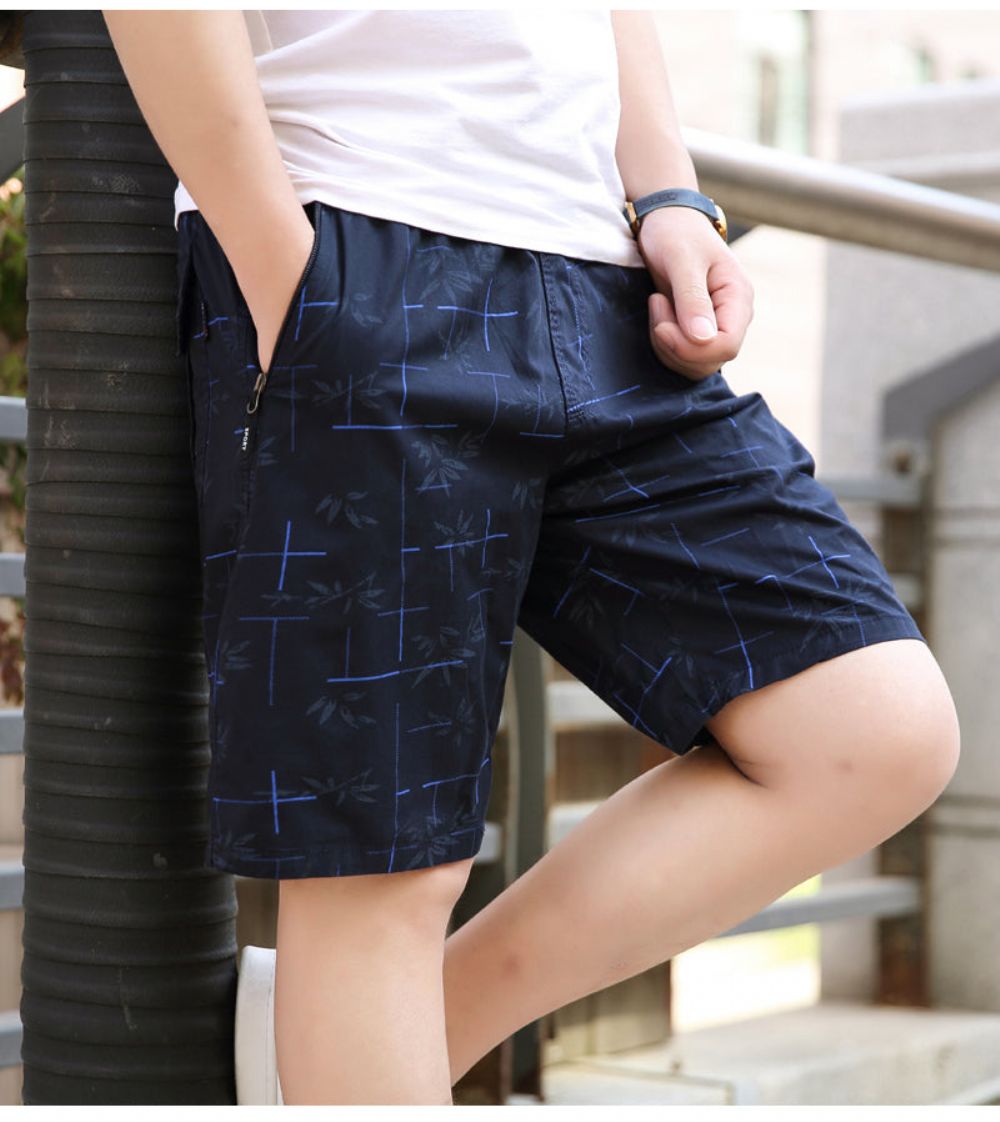 Summer Cotton Bermuda Beach Shorts