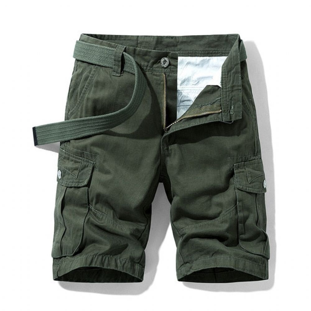 Tactical Cargo Shorts I Militær Stil