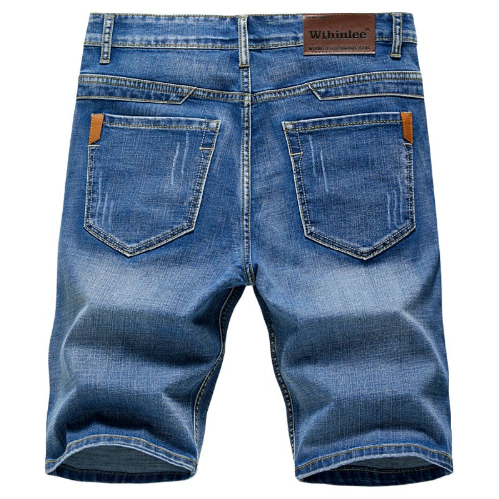 Thin Section Fashion Slim Business Jeans Shorts