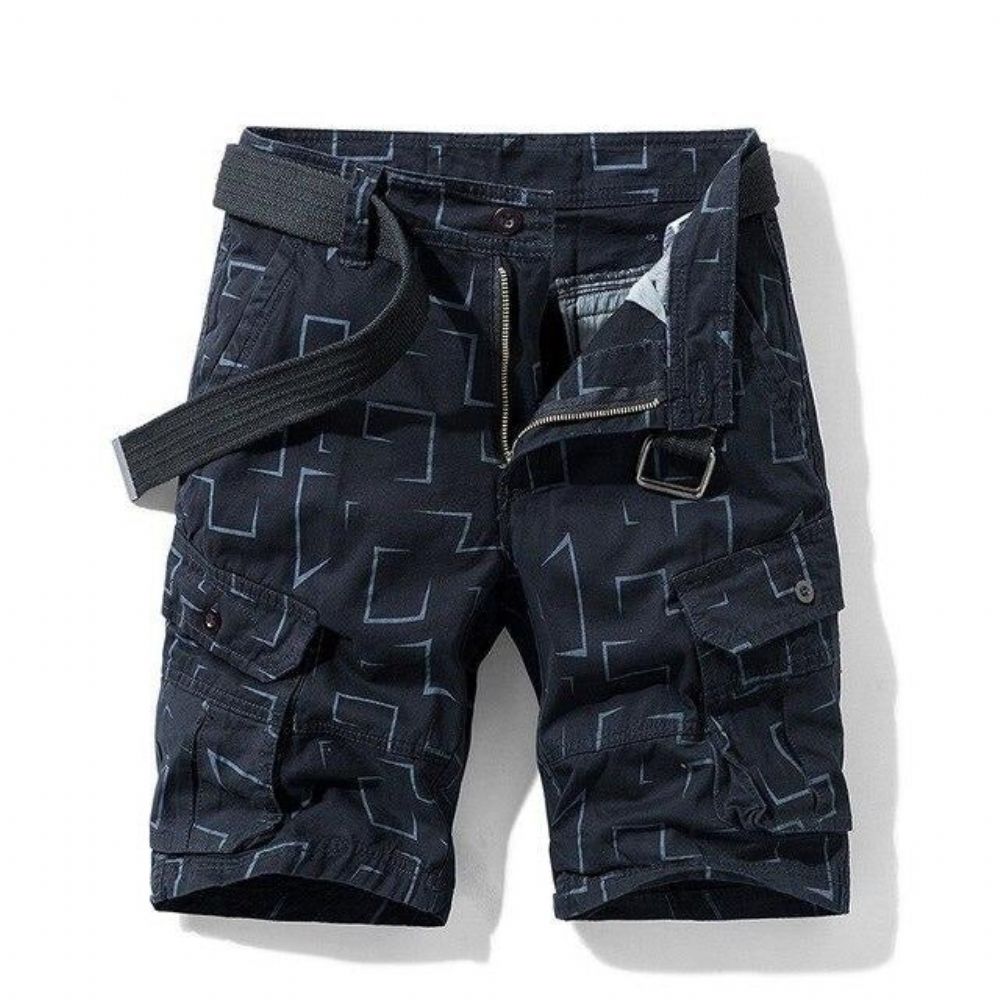 Unikt Mønster Cargo Shorts