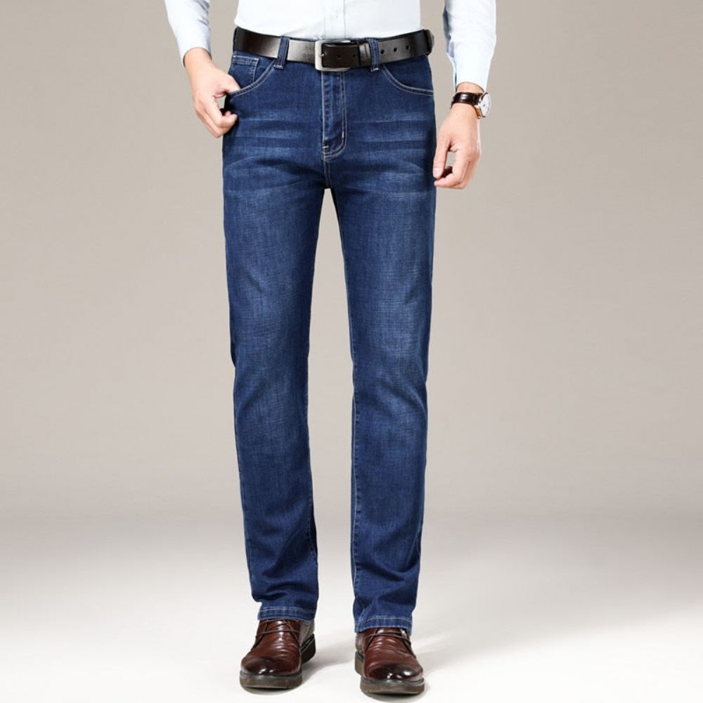 Business Fashion Stretch Straight Work Jeans