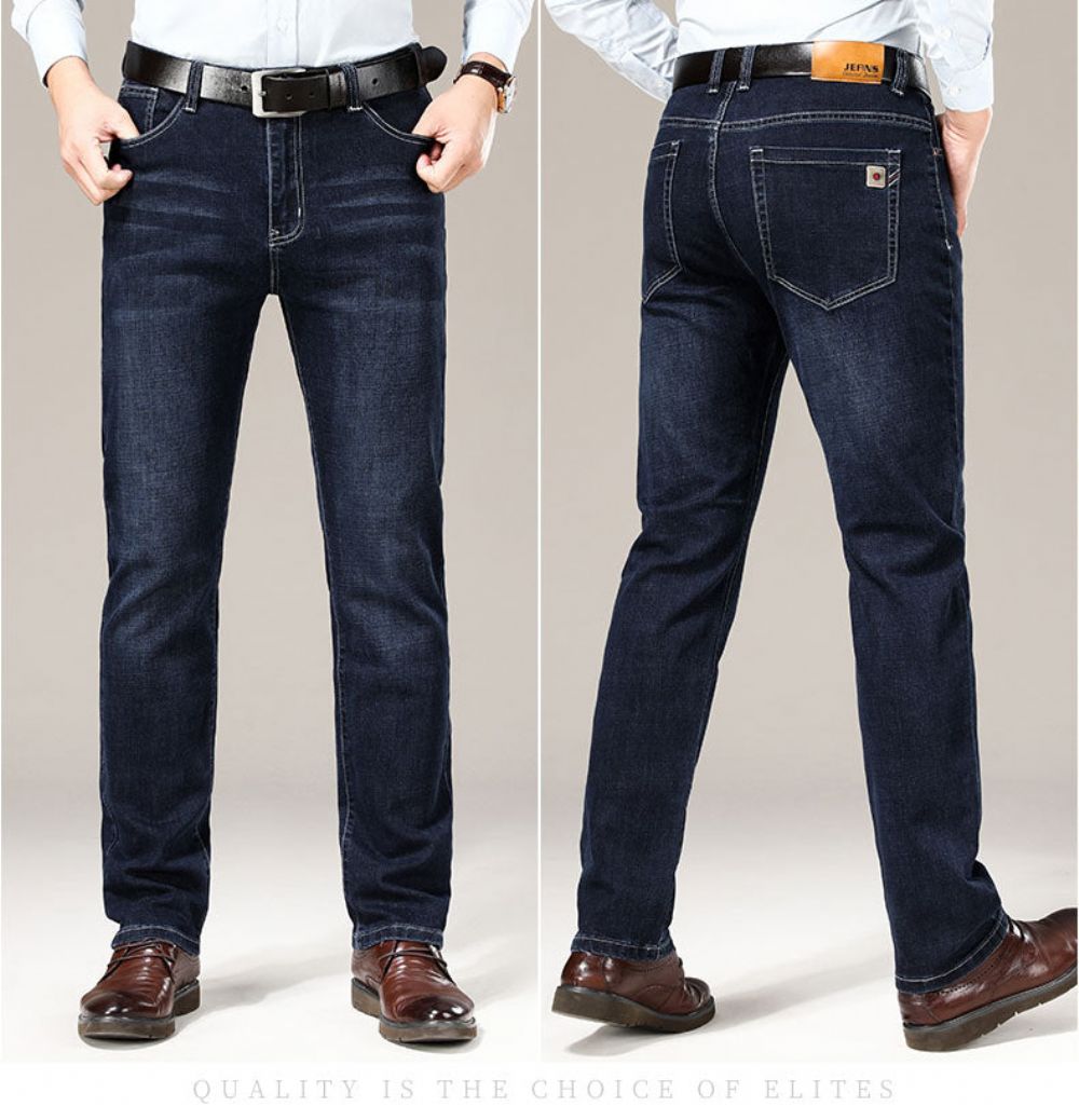 Business Fashion Stretch Straight Work Jeans