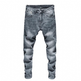 Designer Lysgrå Stretch Skinny Jeans