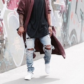 Distressed Denim Streetwear-jeans