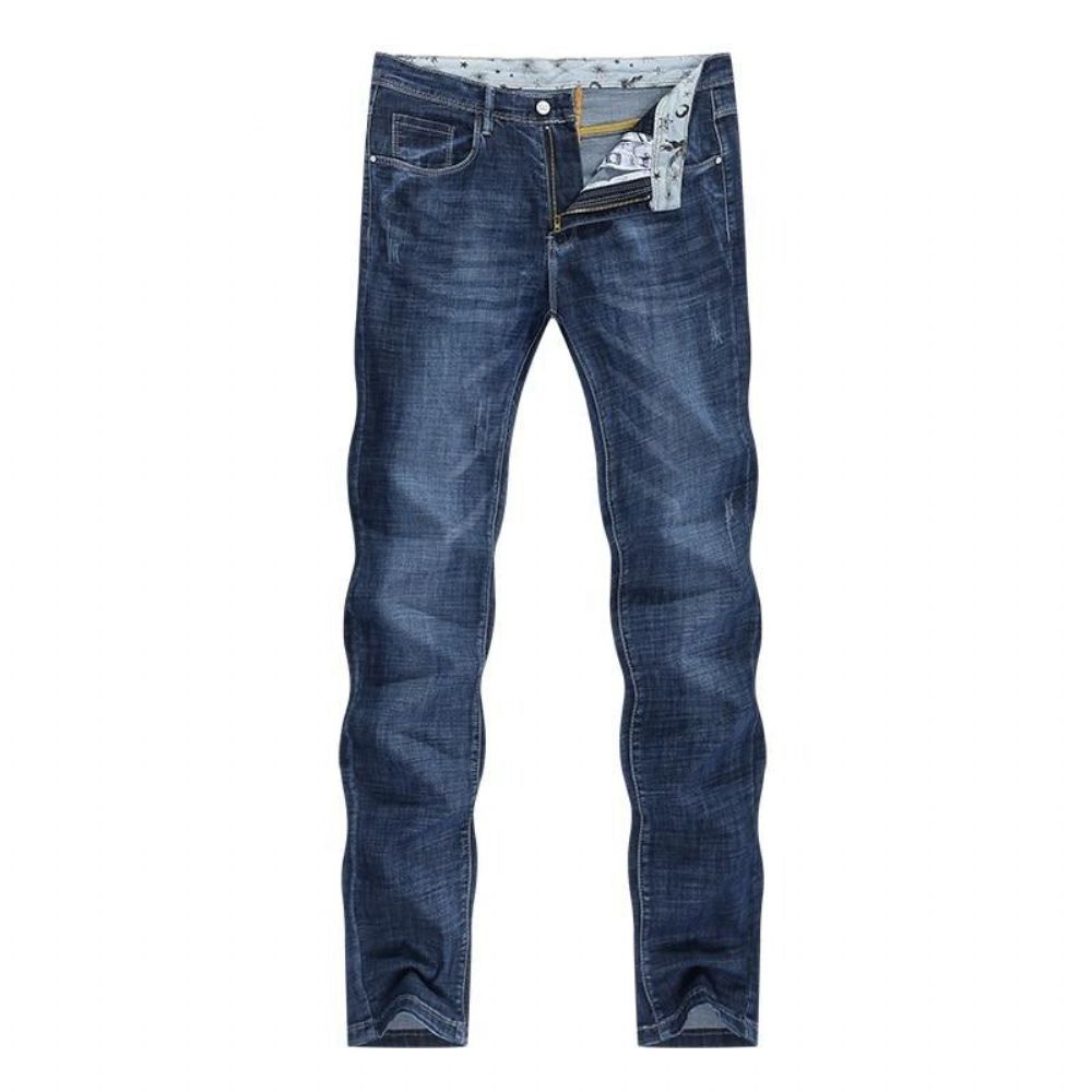 Elastiske Fritidslange Jeans