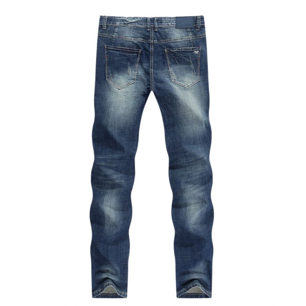 Klassiske Business Jeans Med Direkte Stretch