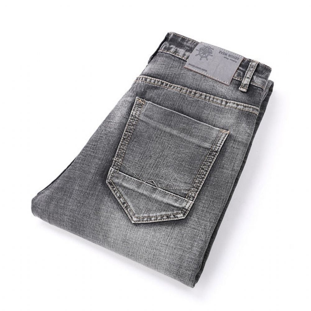 Klassiske Retro Nostalgi Straight Denim Jeans