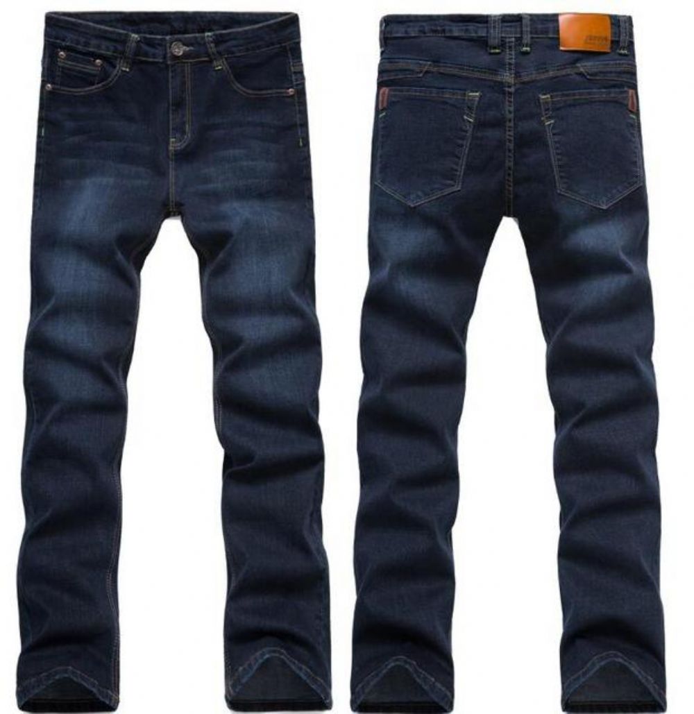 Løse Jeans Med Høy Elastisitet