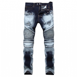 Plisserte Jeans I Stretch-denim