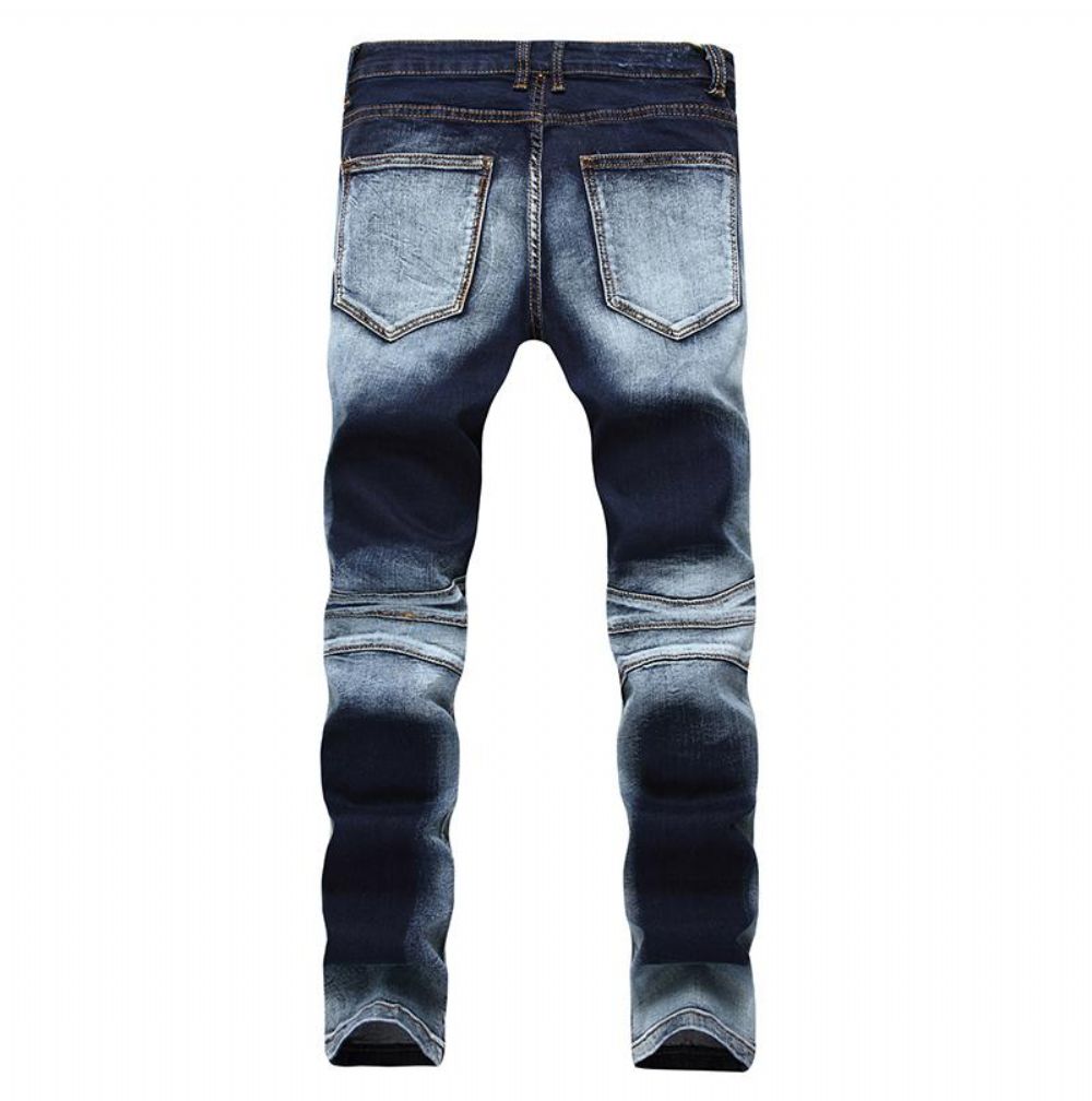 Plisserte Jeans I Stretch-denim