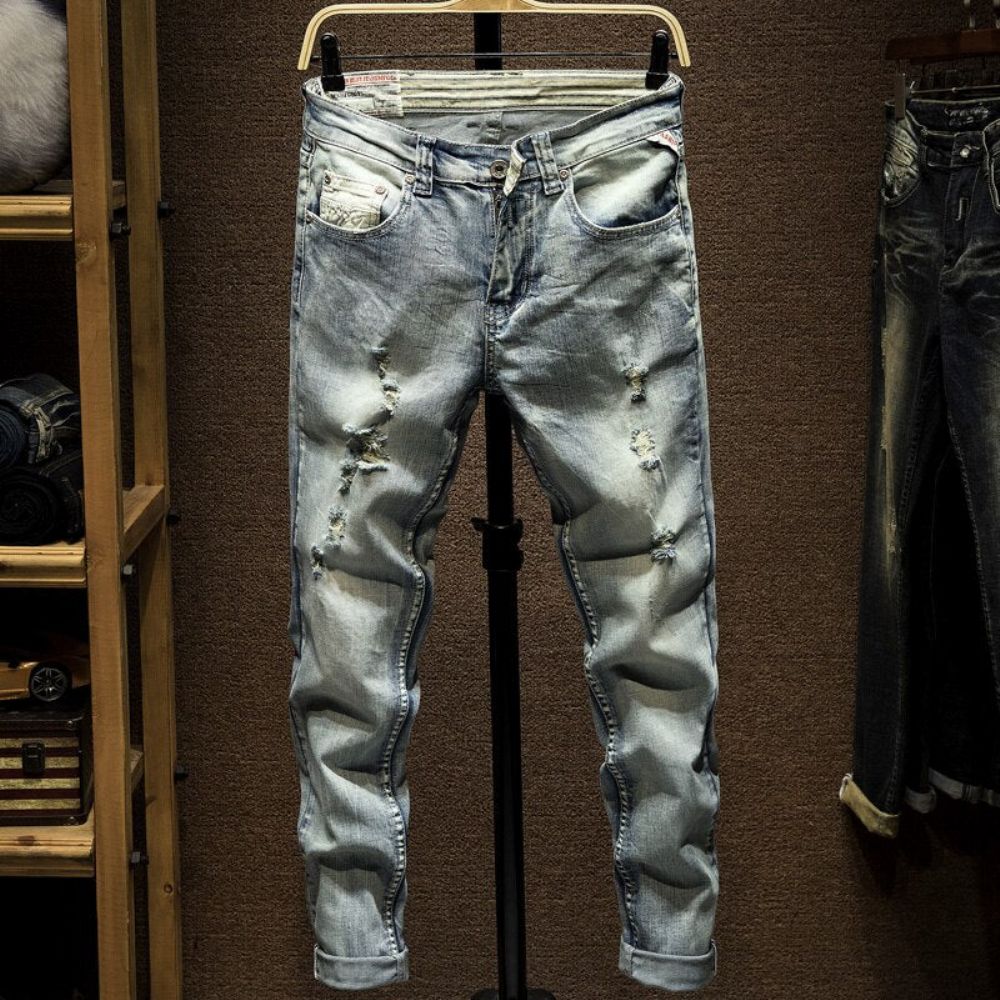 Rippede Distressed Streetwear-jeans