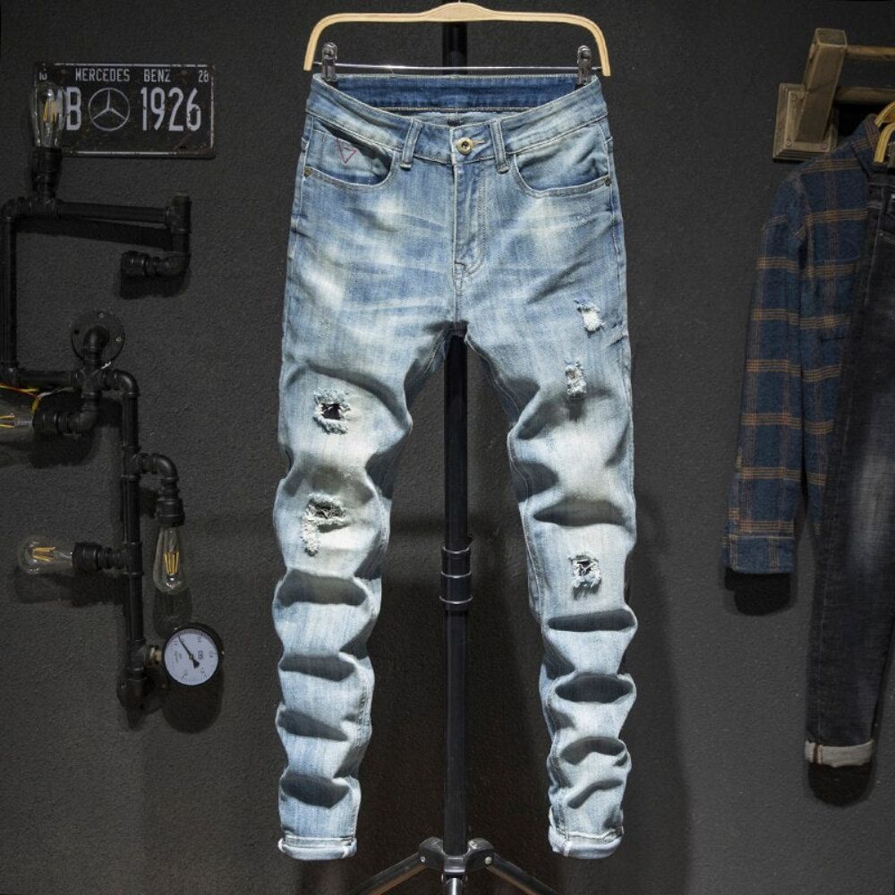 Rippede Retro Streetwear-jeans