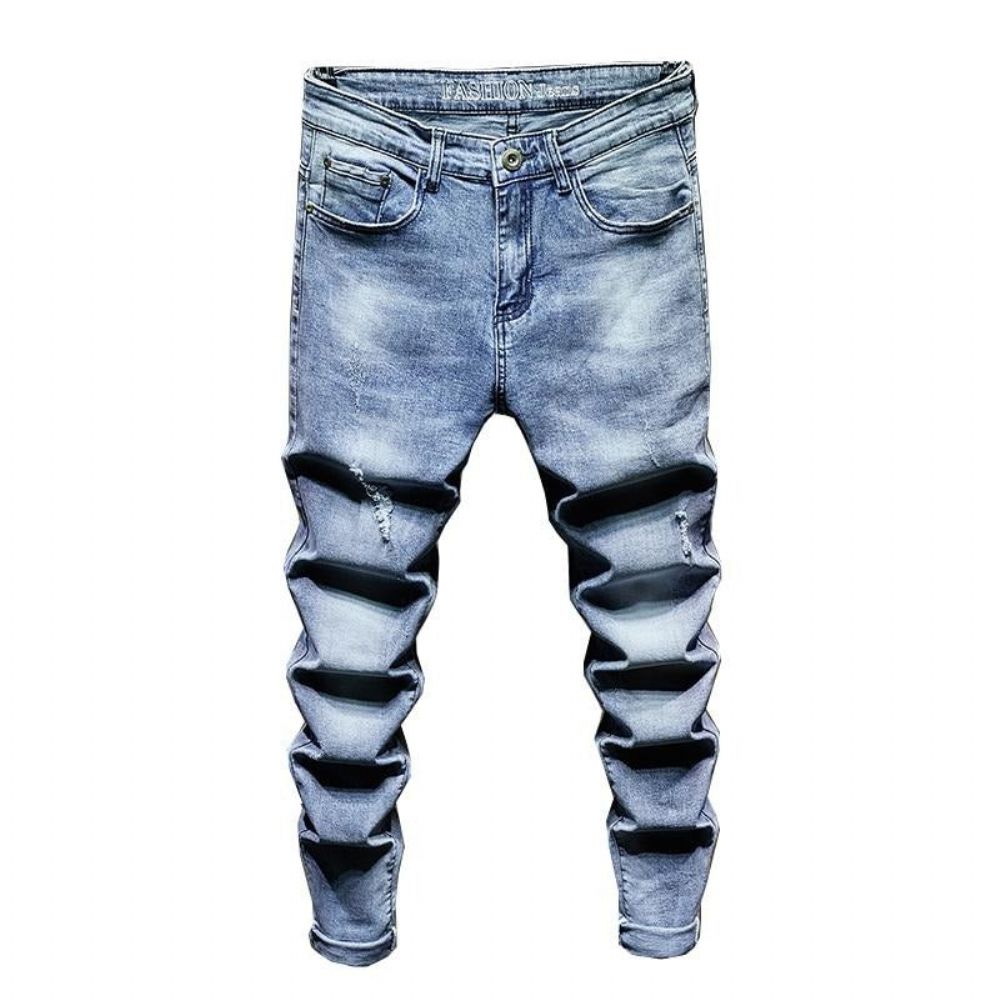 Rippede Stretchy Torn Jeans