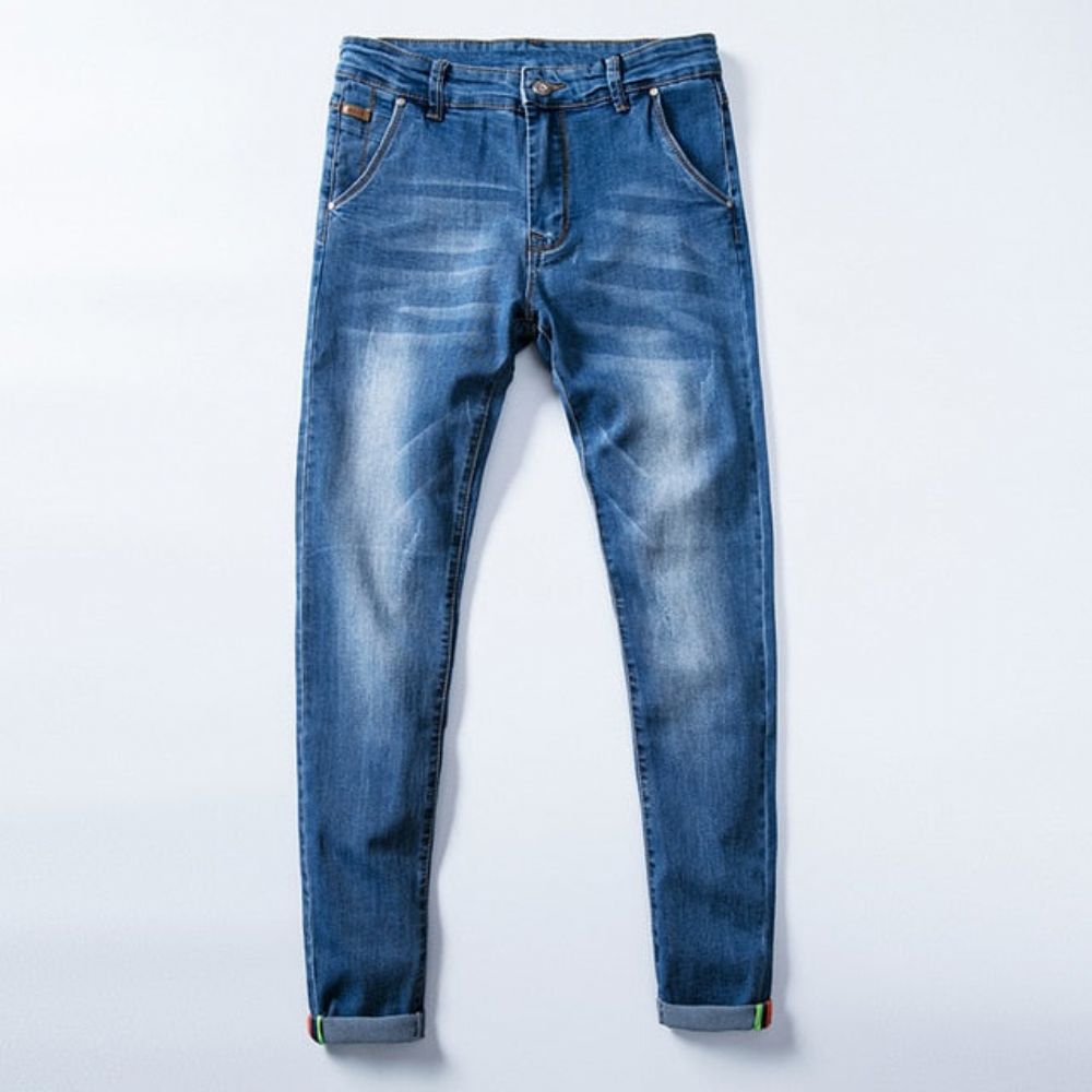 Skinny Stretch Fargede Jeans