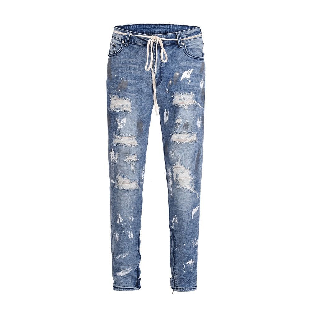 Splash-ink Stretch Jeans