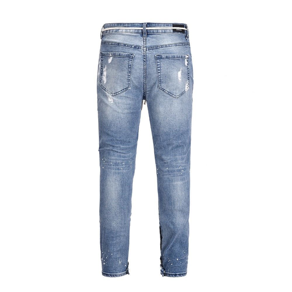 Splash-ink Stretch Jeans