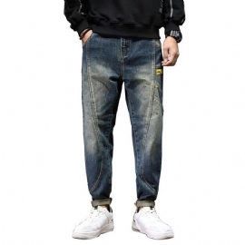 Streetwear Casual Jeans Med Løs Passform