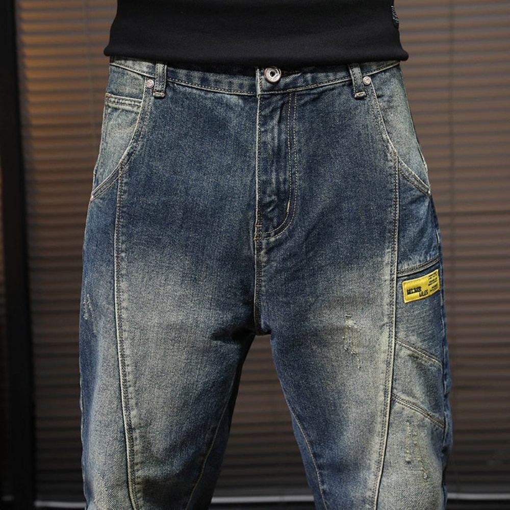 Streetwear Casual Jeans Med Løs Passform