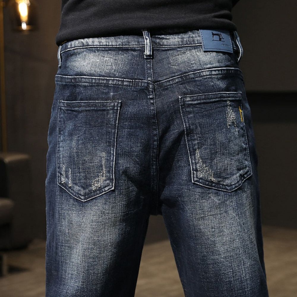 Streetwear Stretch Baggy Jeans