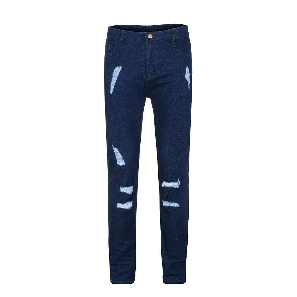 Trend Knehull Glidelåser Jeans